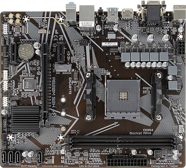 Материнская плата GigaByte A520M S2H rev. 1.0