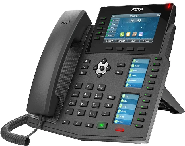 IP-телефон Fanvil X6U V2 черный