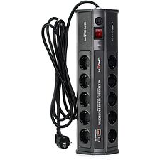 Сетевой фильтр CrownMicro CMPS-11 графитовый