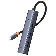 USB-хаб Baseus BS-OH108 Space Grey (B0005280A813-03)