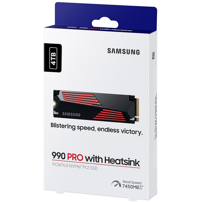 SSD диск Samsung 990 Pro 4TB (MZ-V9P4T0GW)