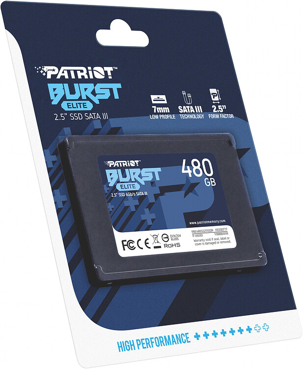 SSD диск Patriot 480GB PBE480GS25SSDR