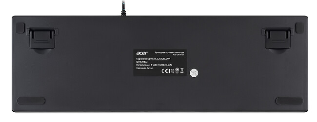 Клавиатура Acer OKW127 черный (ZL.KBDEE.00H)