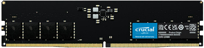 Оперативная память Crucial 32GB DDR5 PC5-44800 (CT32G56C46U5) Оперативная память Crucial 32GB DDR5 PC5-44800 (CT32G56C46U5)