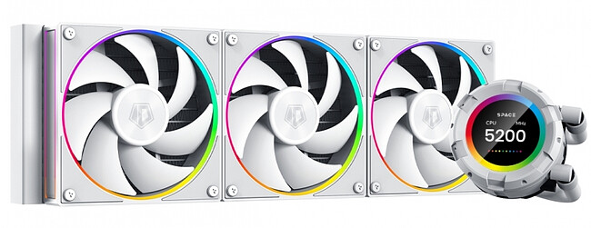 Система жидкостного охлаждения для процессора ID-Cooling SL360 White