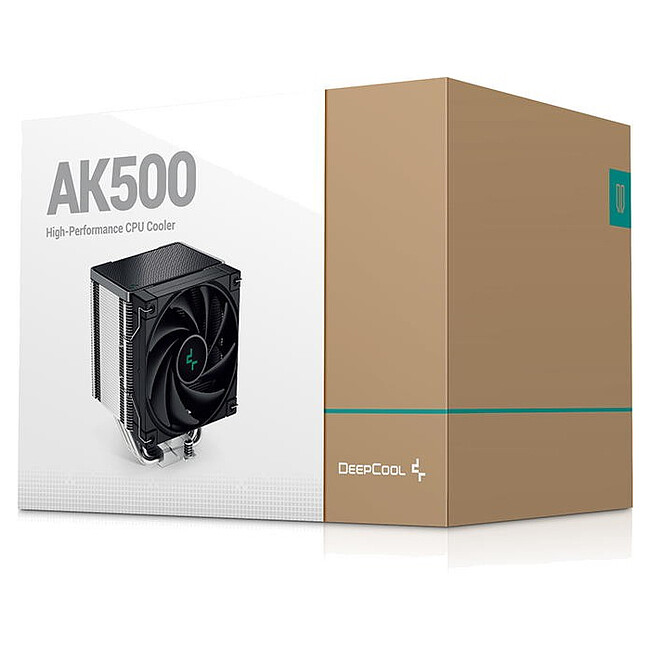 Кулер для процессора DeepCool AK500 ZERO DARK 240W черный (R-AK500-BKNNMT-G-1)