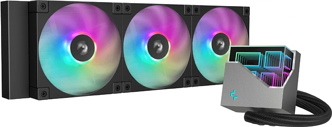 Система жидкостного охлаждения для процессора DeepCool LT360 ARGB черный (R-LT360-BKAMNC-G-1)