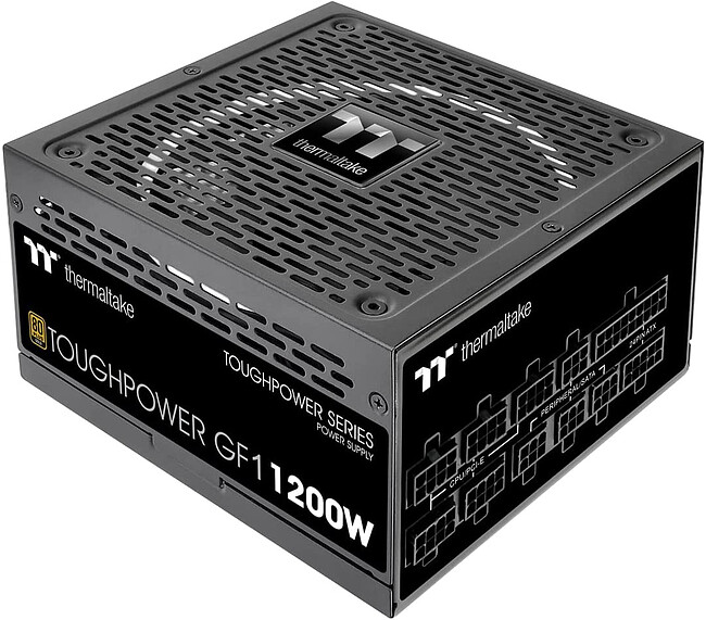 Блок питания Thermaltake Toughpower GF1 ARGB 80+ gold ATX 1200W (PS-TPD-1200FNFAGE-1)