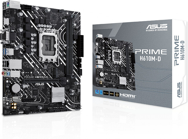 Материнская плата ASUS Prime H610M-D (90MB1G80-M0EAY0)