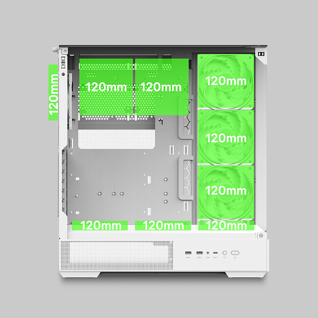Корпус Zalman P40 Prism Plus White