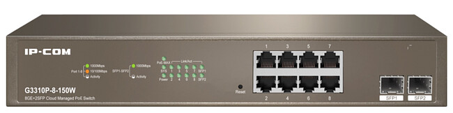Коммутатор Tenda G3310P-8-150W