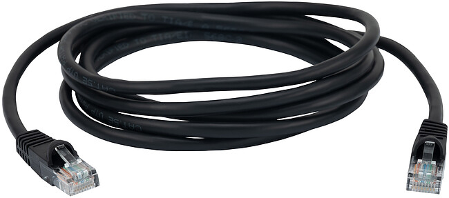 Патч-корд Buro RJ-45-RJ-45 UTP cat.5e 2м черный