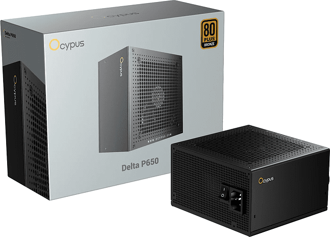 Блок питания Ocypus Delta P650 650W Black (Delta-P650-B1FDBK024X-EU)