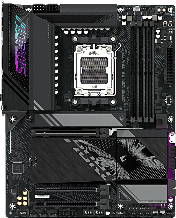 Материнская плата GigaByte X870E Aorus Elite WIFI7 rev. 1.3