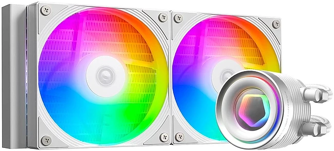 Система жидкостного охлаждения для процессора ID-Cooling FX240 INF White