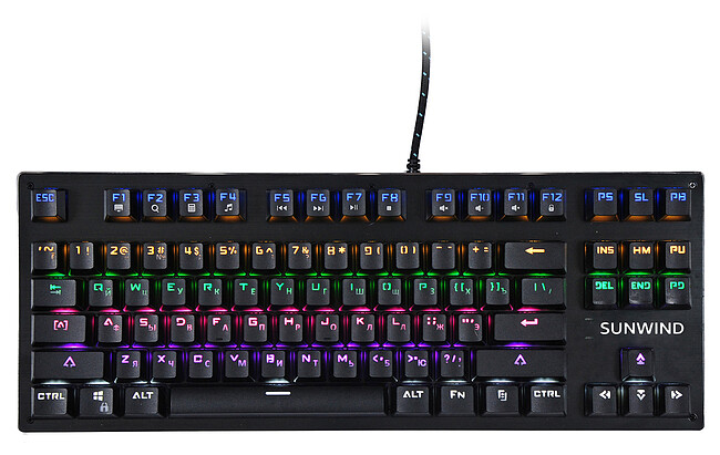 Клавиатура SunWind SW-K900G черный (1422332)