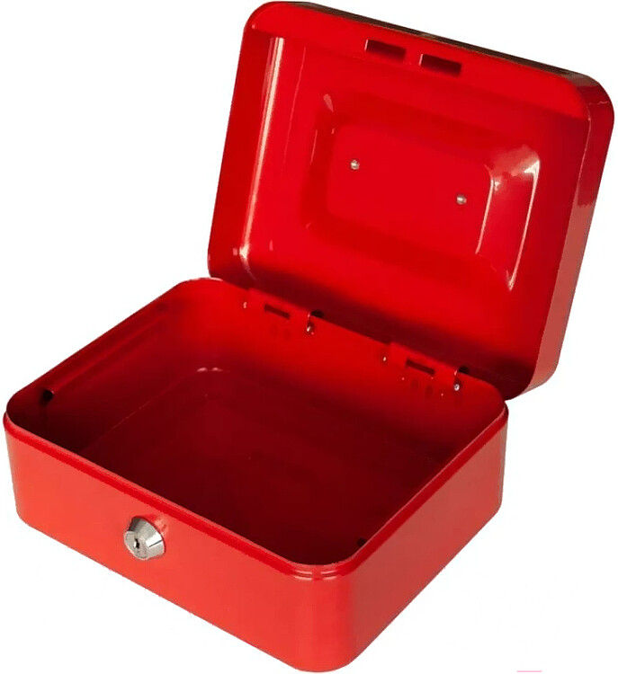 Ящик для денег Silwerhof 90x200x160 красный