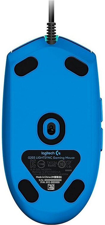 Мышь Logitech G102 LightSync синий (910-005801)