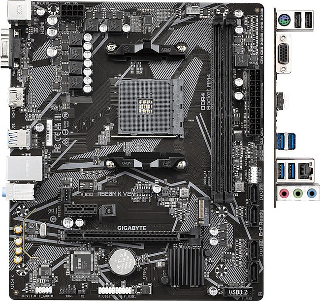 Материнская плата GigaByte A520M K V2 DDR4