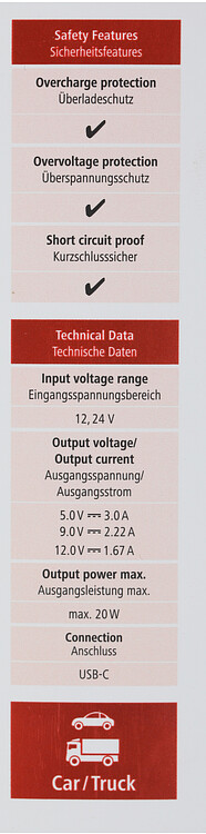 Автомобильное зарядное Hama 210569