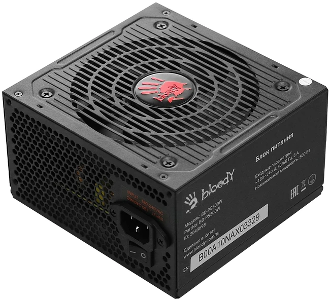 Блок питания Bloody ATX 500W White (BD-PS500W)