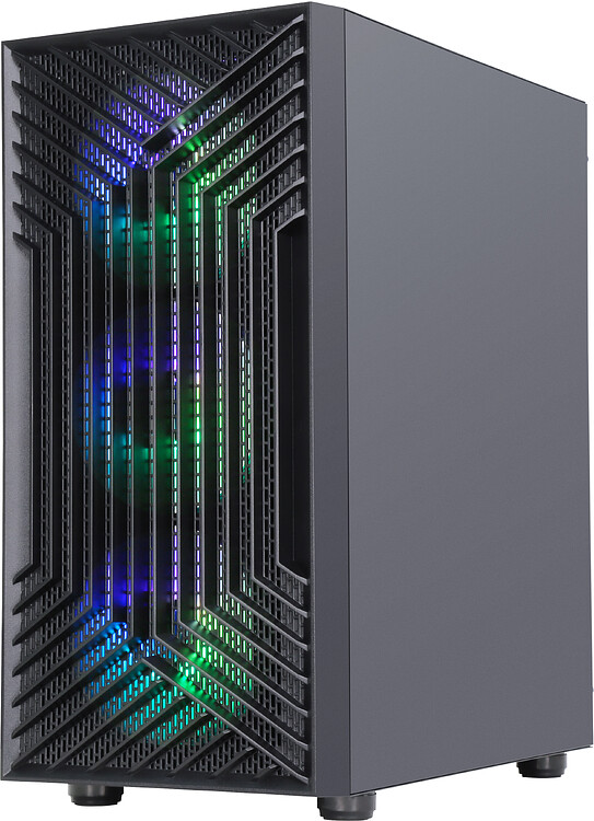 Корпус HAFF Rush mATX без БП Black