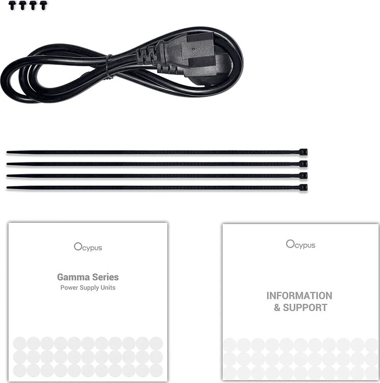 Блок питания Ocypus Gamma P850 BK 850W (Gamma-P850-W1HDBK024X-EU)