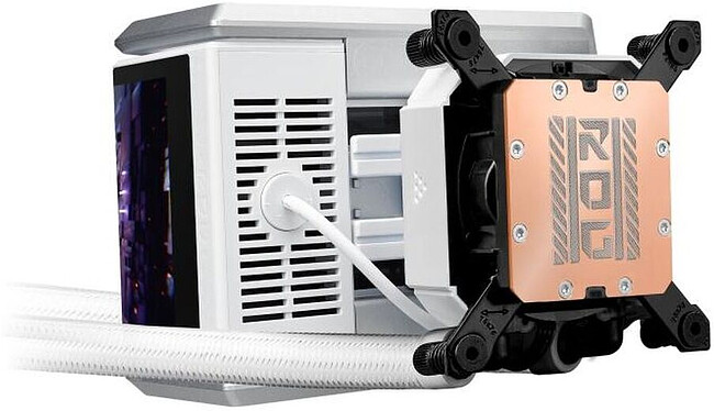 Cистема жидкостного охлаждения для процессора Asus ROG RYUO IV 360 ARGB White (90RC01N2-B0EAY0)