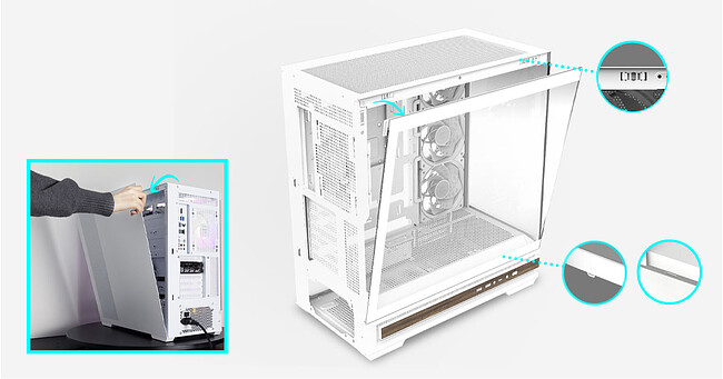 Корпус Zalman P40 Namu White