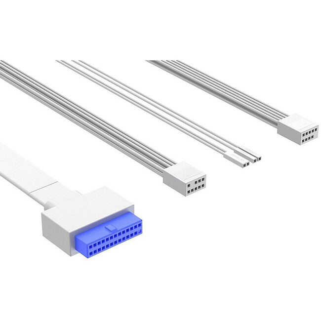 Корпус ID-Cooling View 500 ARGB без БП белый
