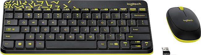 Набор периферии Logitech MK240 черный (920-008198)
