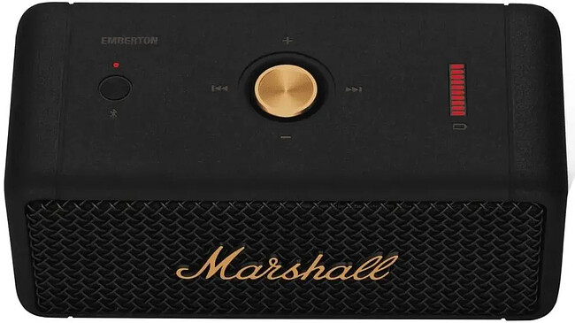 Портативная колонка Marshall Emberton II черный/латунь (1006234)