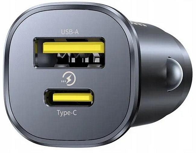 Автомобильное зарядное Baseus BS-C15C1 GoTrip DP1 Car Charger C+U 30W Cosmic Black (C00072300123-00)