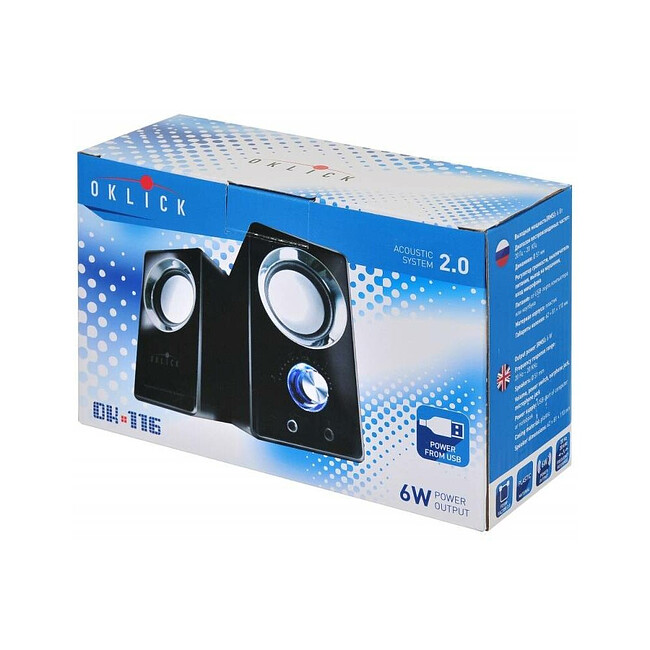 Акустика Oklick OK-116 черный (315691)