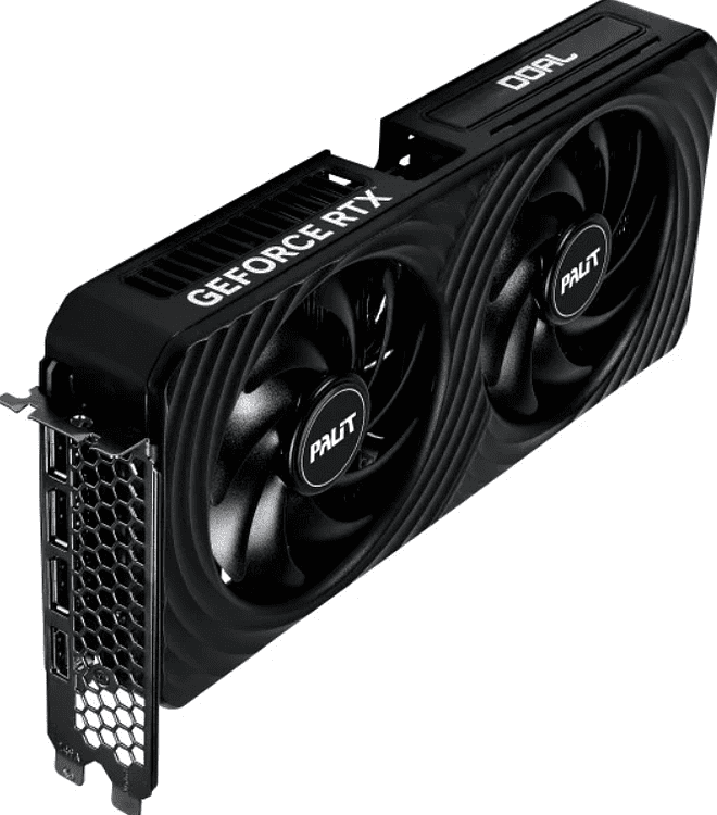 Видеокарта Palit GeForce RTX 5060 Ti Dual OC 8GB GDDR7 (NE7506TT19P1-GB2062D)