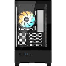 Корпус Gigabyte C201 Panoramic mATX без БП Черный (GB-C201P)
