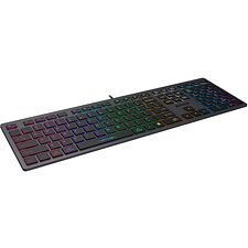 Клавиатура A4Tech Fstyler серый/неоновая подсветка (FX60H GREY/NEON)