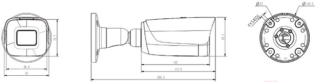 Камера видеонаблюдения Tiandy TC-C32TS Spec:I8/A/E/Y/M/H/2.7-13.5mm/V4.0