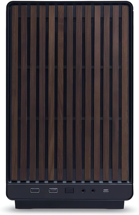 Корпус Lian Li A3-mATX без БП Black/Wood (G99.A3X-WD.00)