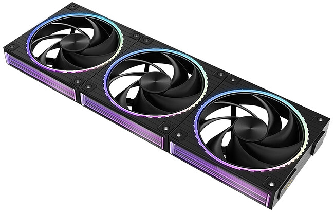 Комплект вентиляторов для корпуса Zalman ZM-DF120 A3 Black