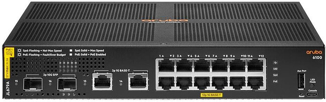 Коммутатор HPE Aruba 6100 12G (JL679A) Коммутатор HPE Aruba 6100 12G (JL679A)