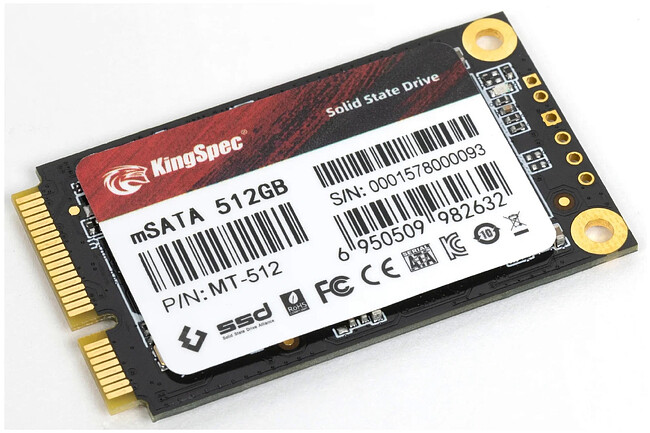 SSD диск Kingspec mSATA 512Gb MT Series (MT-512)