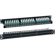 Патч-панель Cabeus PLHD-48-CAT.6-Dual