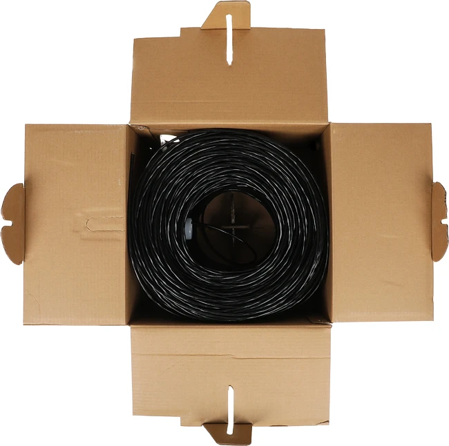 Кабель витая пара TWT TWT-5EFTP-XS-OUT черный