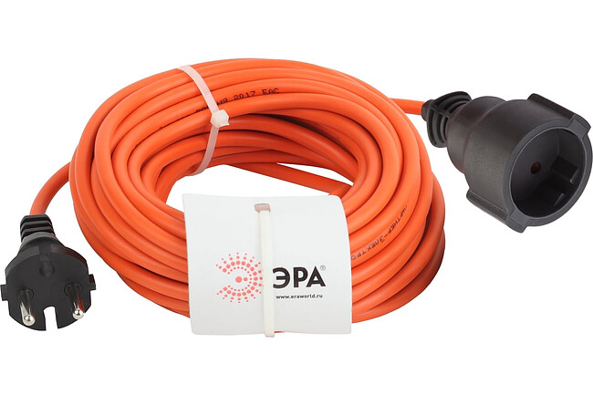 Удлинитель Эра UPx-1-2x0.75-10m-IP44 оранжевый (Б0043036)