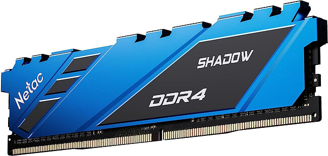 Оперативная память Netac Shadow 16Gb DDR4 Blue (NTSDD4P26SP-16B)