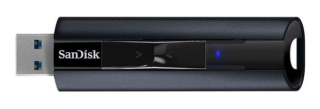 USB Flash-накопитель SanDisk CZ880 Cruzer Extreme Pro 1TB черный (SDCZ880-1T00-G46)