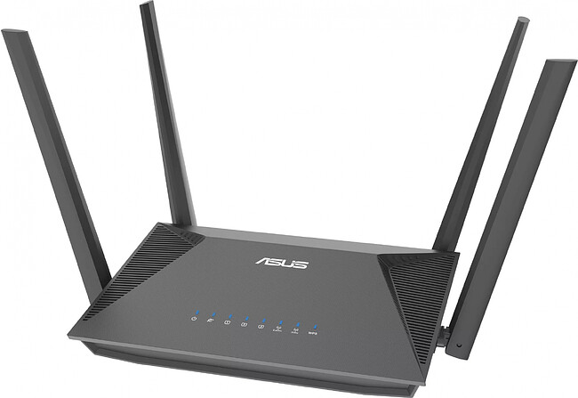 Роутер Asus RT-AX52 черный (90IG08T0-MO3H00)