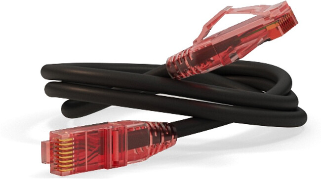Патч-корд Hyperline PC-LPM-UTP-RJ45-RJ45-C5e-1.5M-LSZH-BK