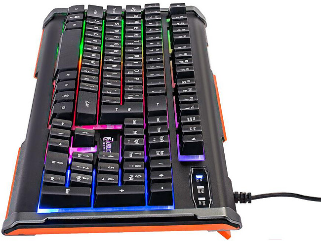 Клавиатура Oklick 710G Black Death черный/серый (476393)